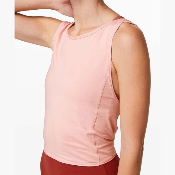 Lululemon Faint Coral Turn to Tie Tank Top Size 4 - 2953 - Picture 3 of 10